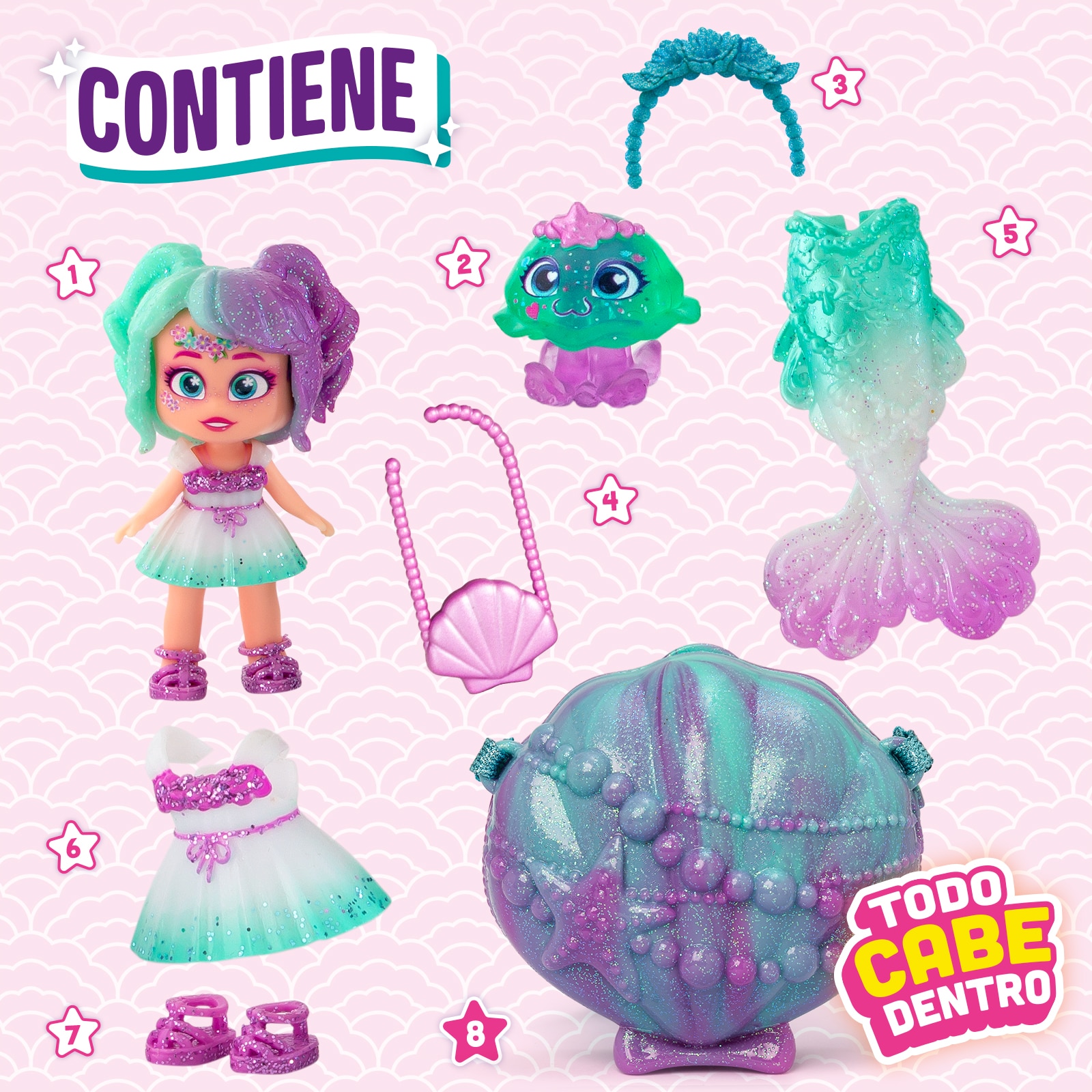 Boneca KookyLoos- Kooky Mermaids Pearl 3
