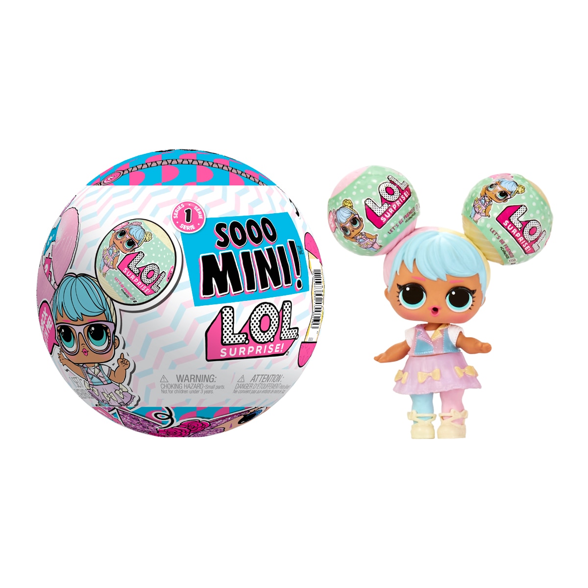 Imagen 0 de Muñeca pequeña y Accesorios en Bola Sorpresa Sooo Mini L.O.L. Surprise