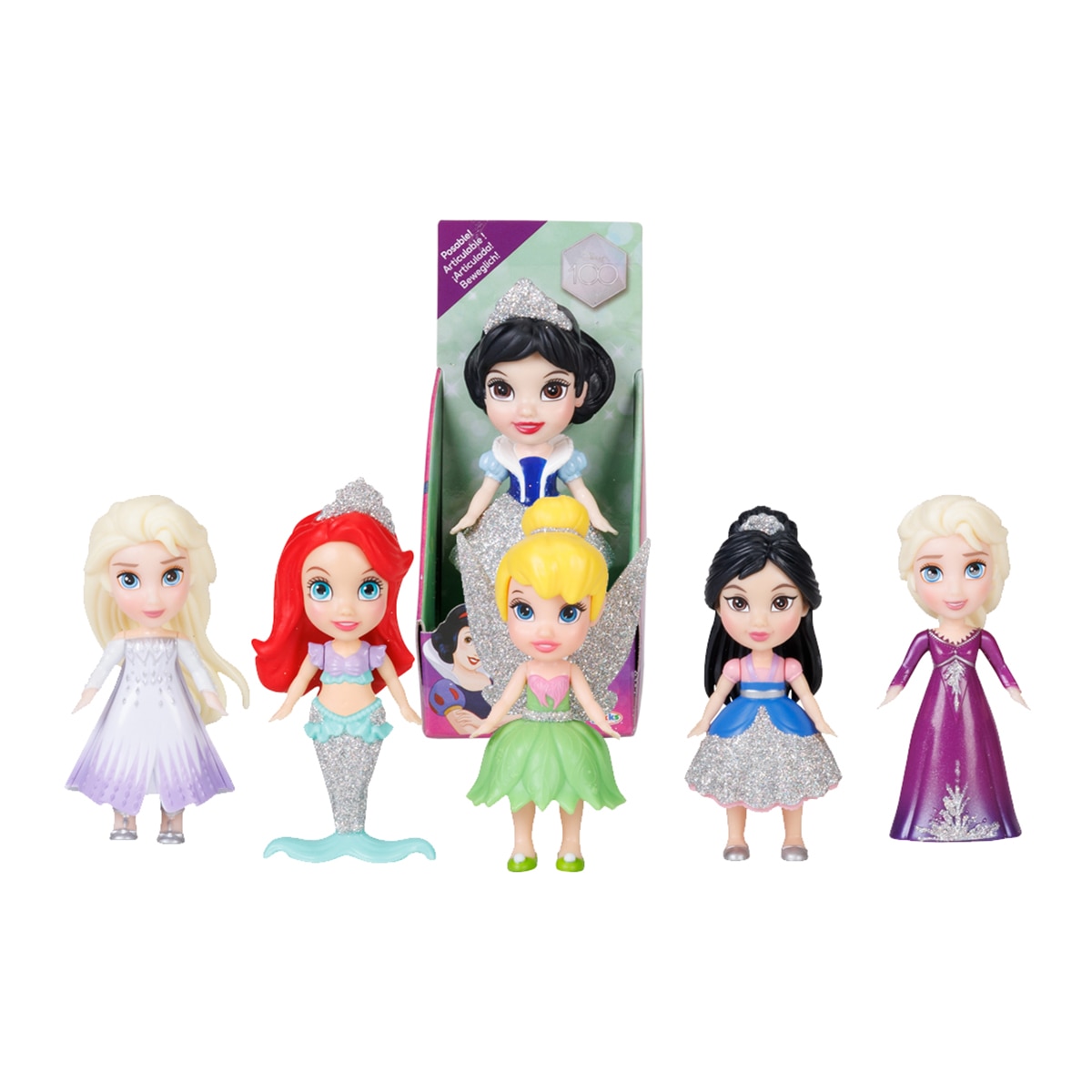 Mini Muñecas surtidas Purpurina Princesas Disney 1