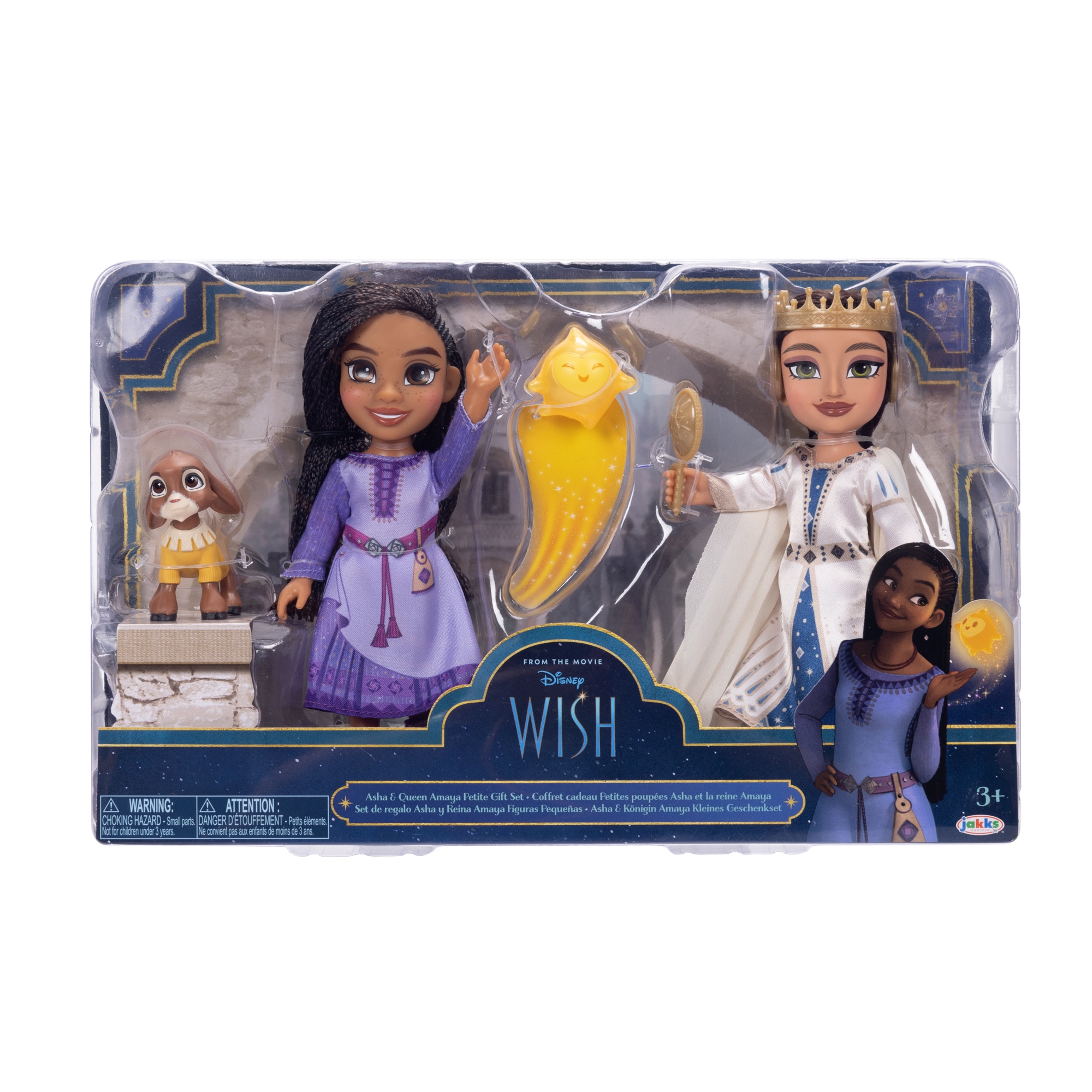 Set Cuentacuentos muñecas 15 cm Asha & Reina Amaya Wish Disney 2
