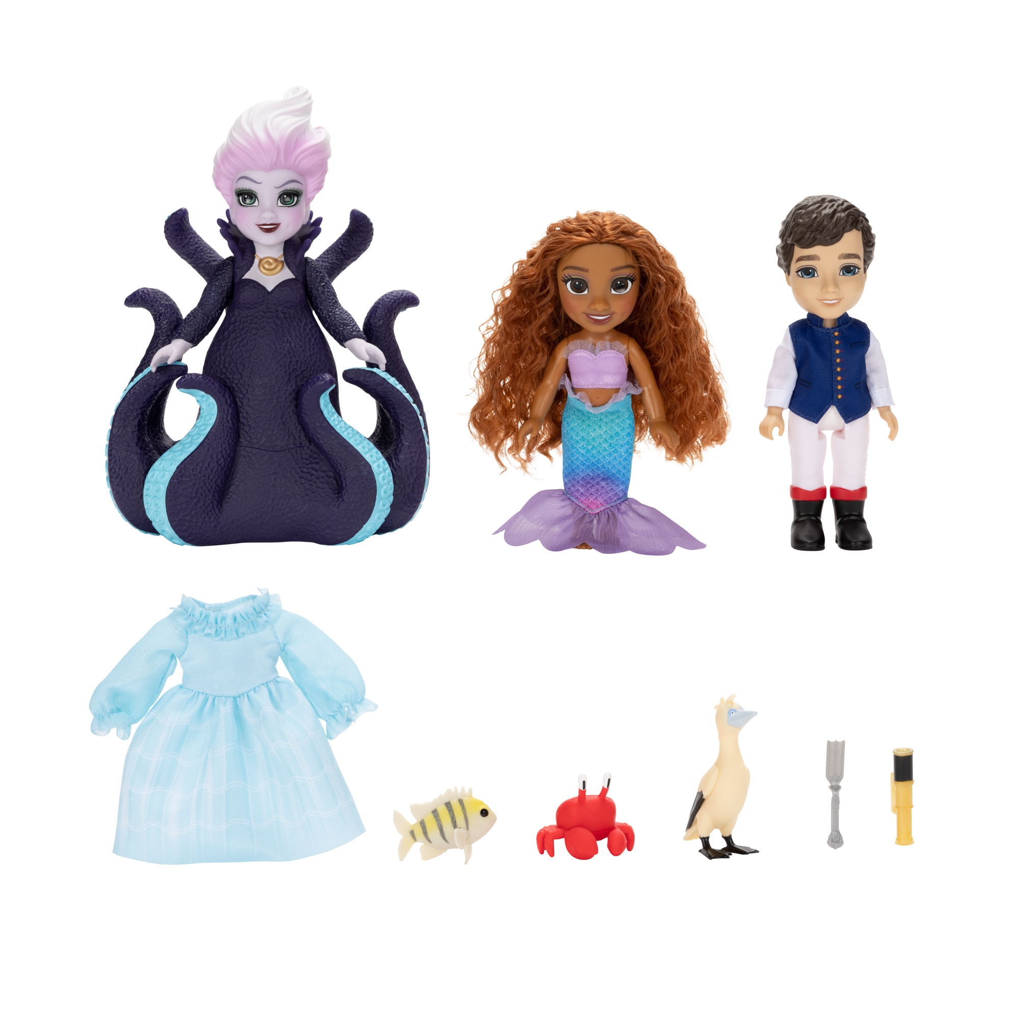 Set 3 muñecas 15 cm La Sirenita Disney Jakks Pacific 2