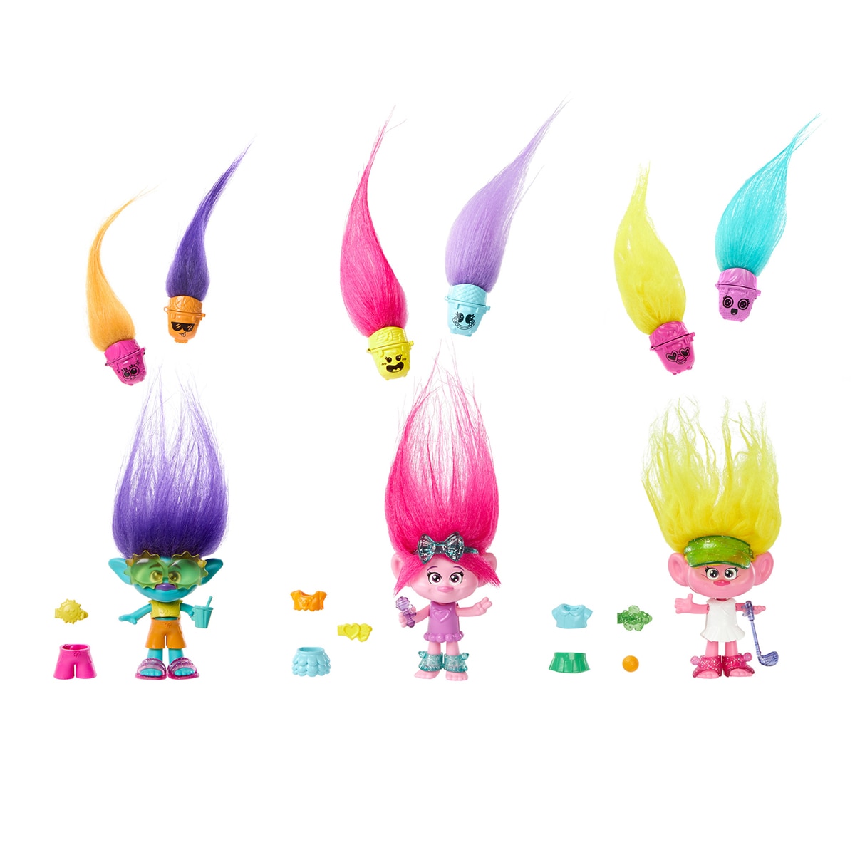Imagen 0 de Trolls Minis Hair Pops Trolls Mattel