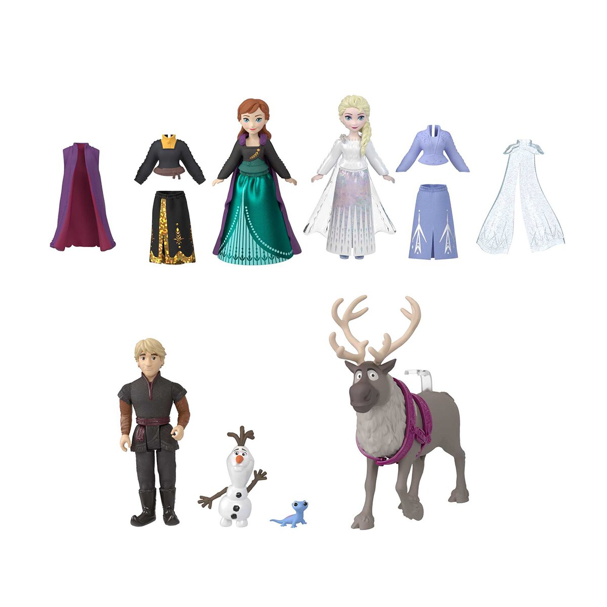 Disney Frozen Set de amigos y moda Mattel 5