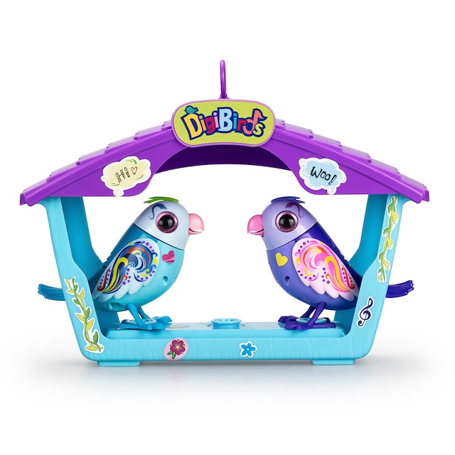 Pack 2 Digibirds con casita Bizak