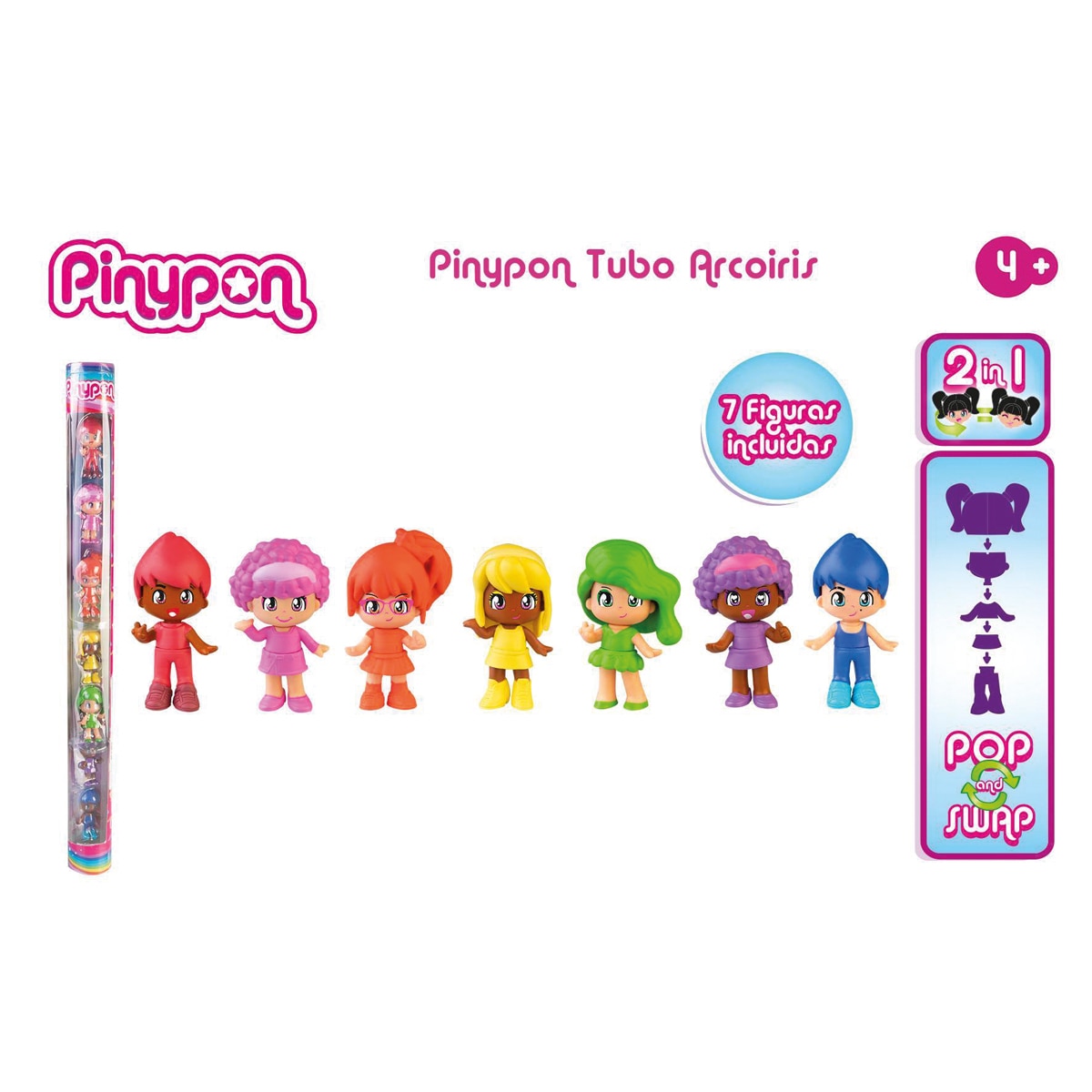 Tubo Arcoiris Pinypon 5