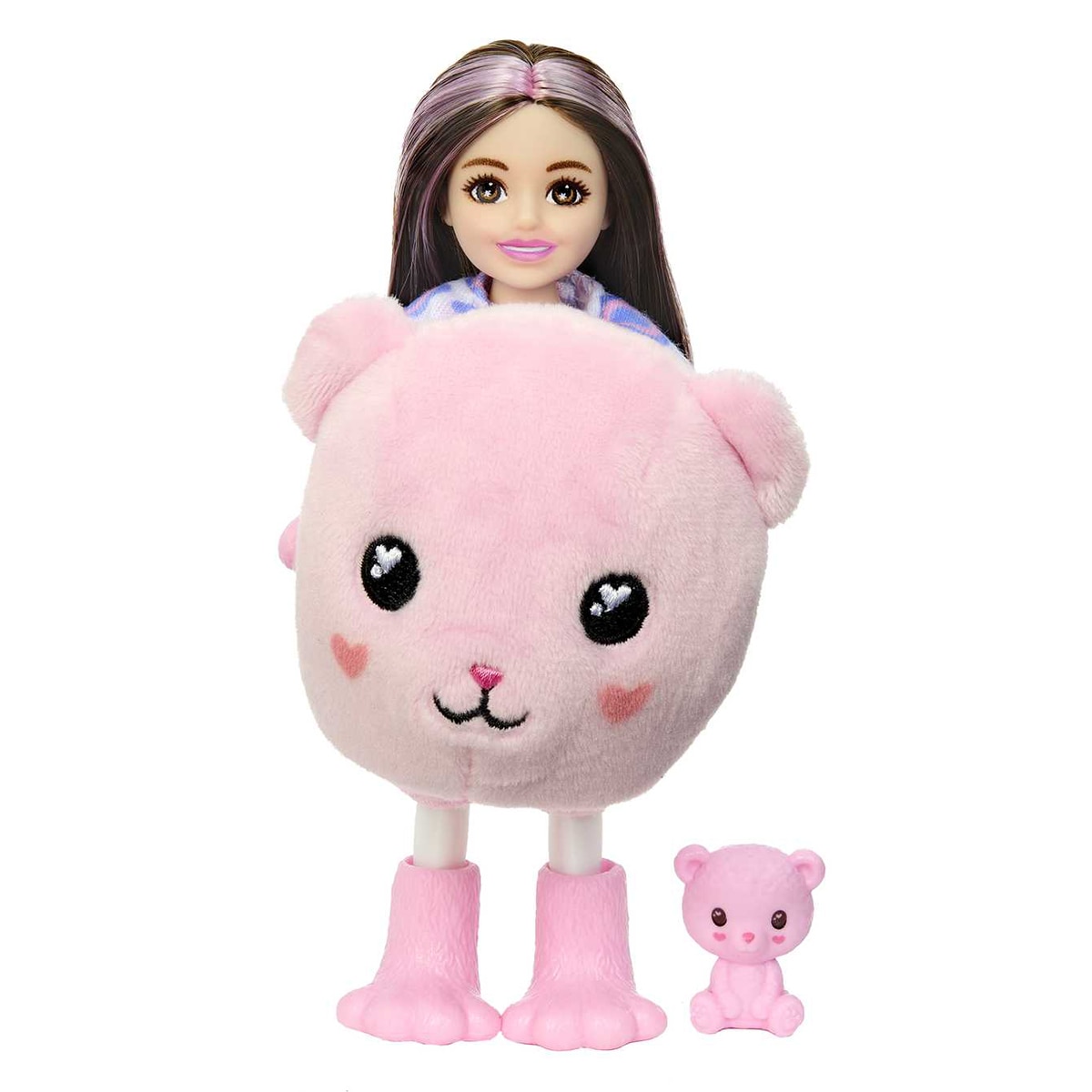 Imagen 0 de Barbie Chelsea Cutie Reveal Muñeca con disfraz de osito