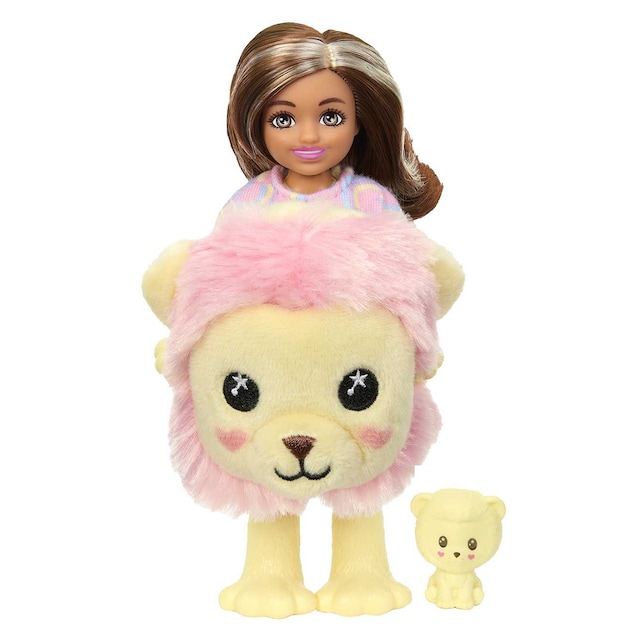 Barbie Chelsea Cutie Reveal Muñeca con disfraz de león