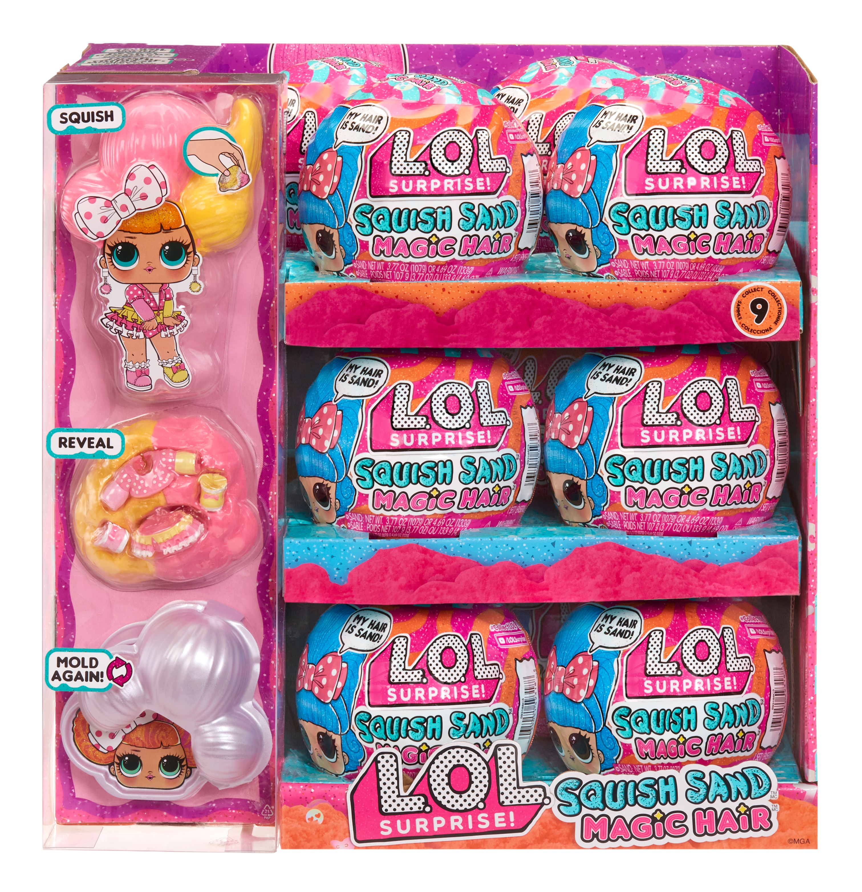 Muñeca Squish Sand L.O.L. Surprise modelos surtidos 4