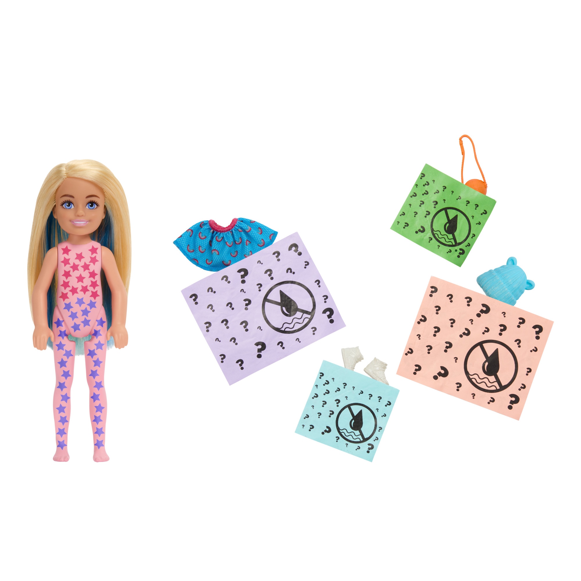 Muñeca revela colores con agua Chelsea Color Reveal Deporte modelos surtidos Barbie 2