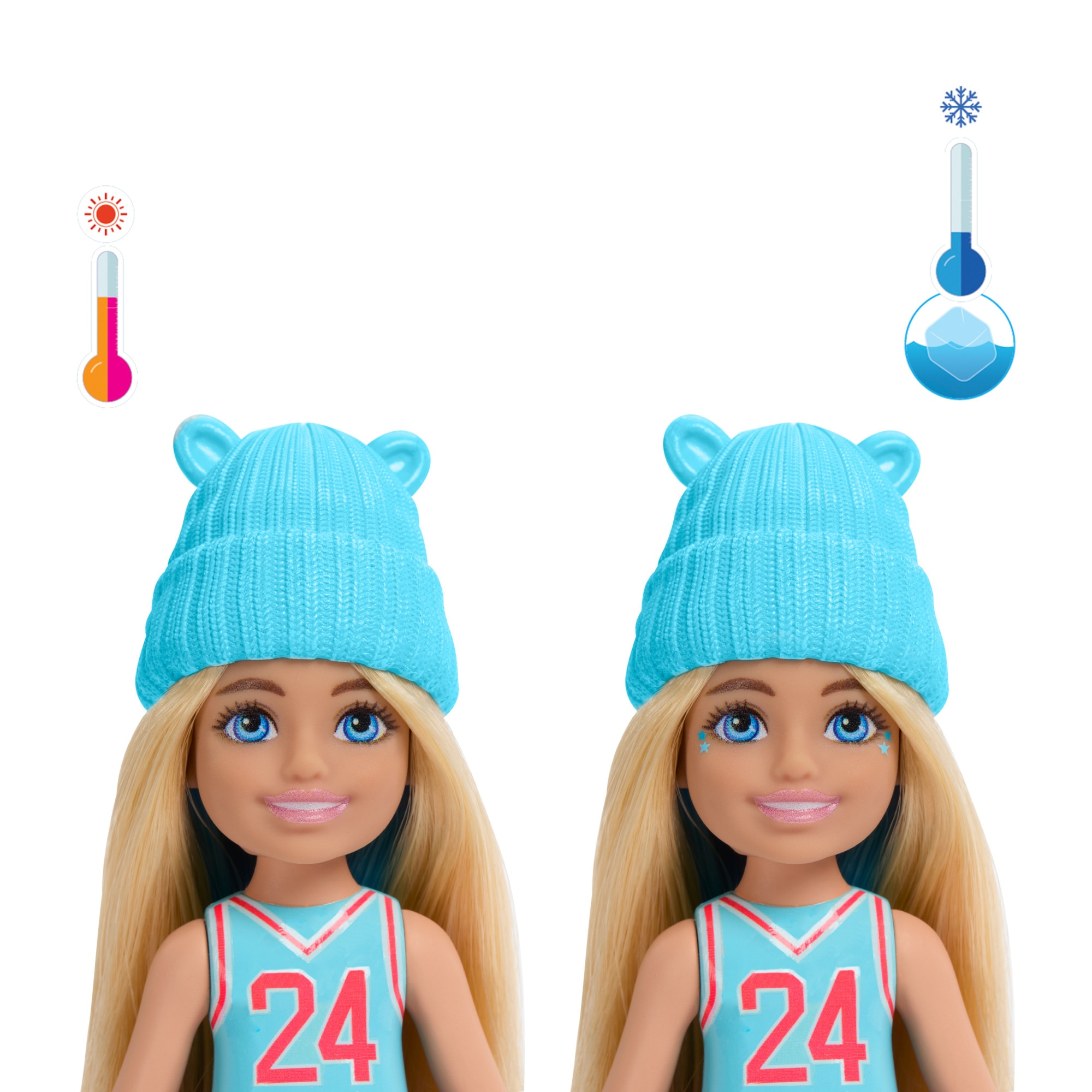 Muñeca revela colores con agua Chelsea Color Reveal Deporte modelos surtidos Barbie 4