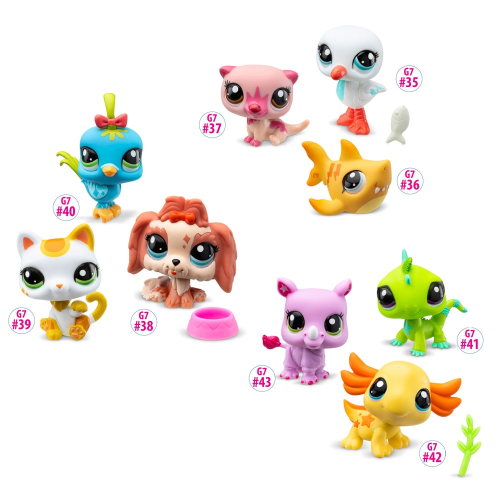 Pack de 3 - Mascotas Littlest Pet Shop 2