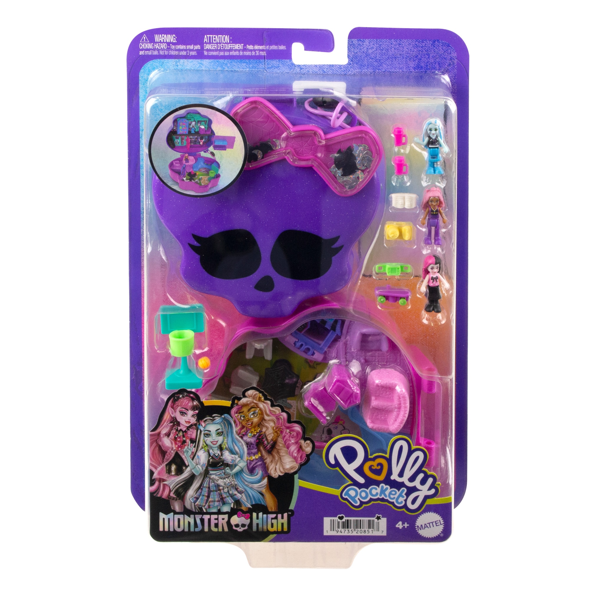 Polly Pocket Cofre Monster High 6