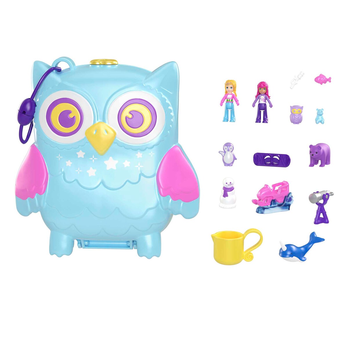 Polly Pocket Estuche con mini muñecas y set de juego con accesorios Mattel modelos surtidos 4