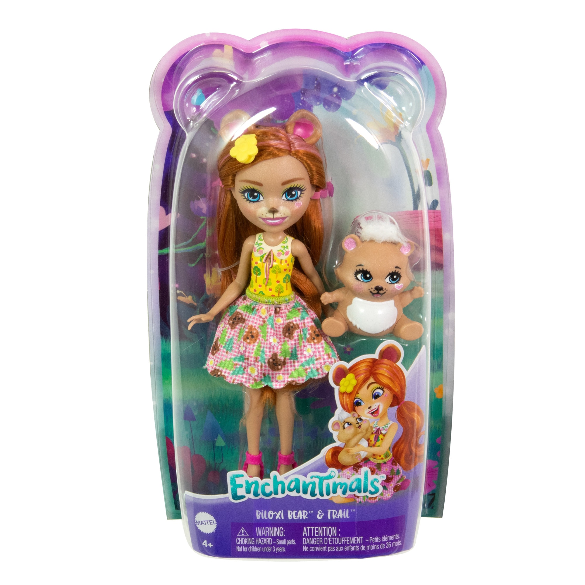 Muñeca con mascota oso Biloxie Bear Enchantimals Mattel 7