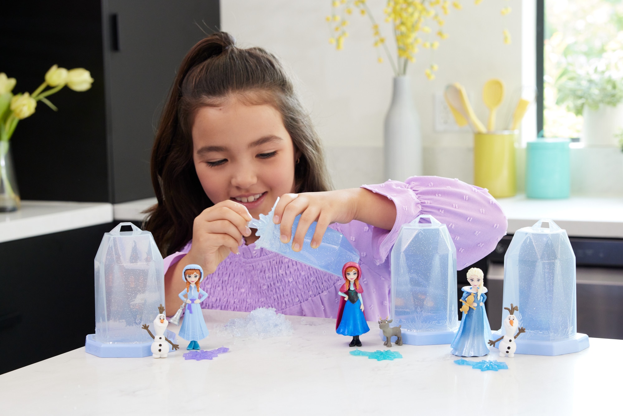 Mini Muñeca sorpresa Squishy Ice Reveal Disney Frozen Mattel modelos surtidos 2