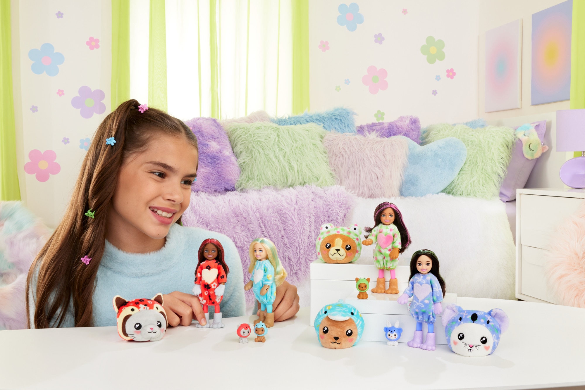 Barbie Chelsea Cutie Reveal Serie Disfraces Osito delfín 2