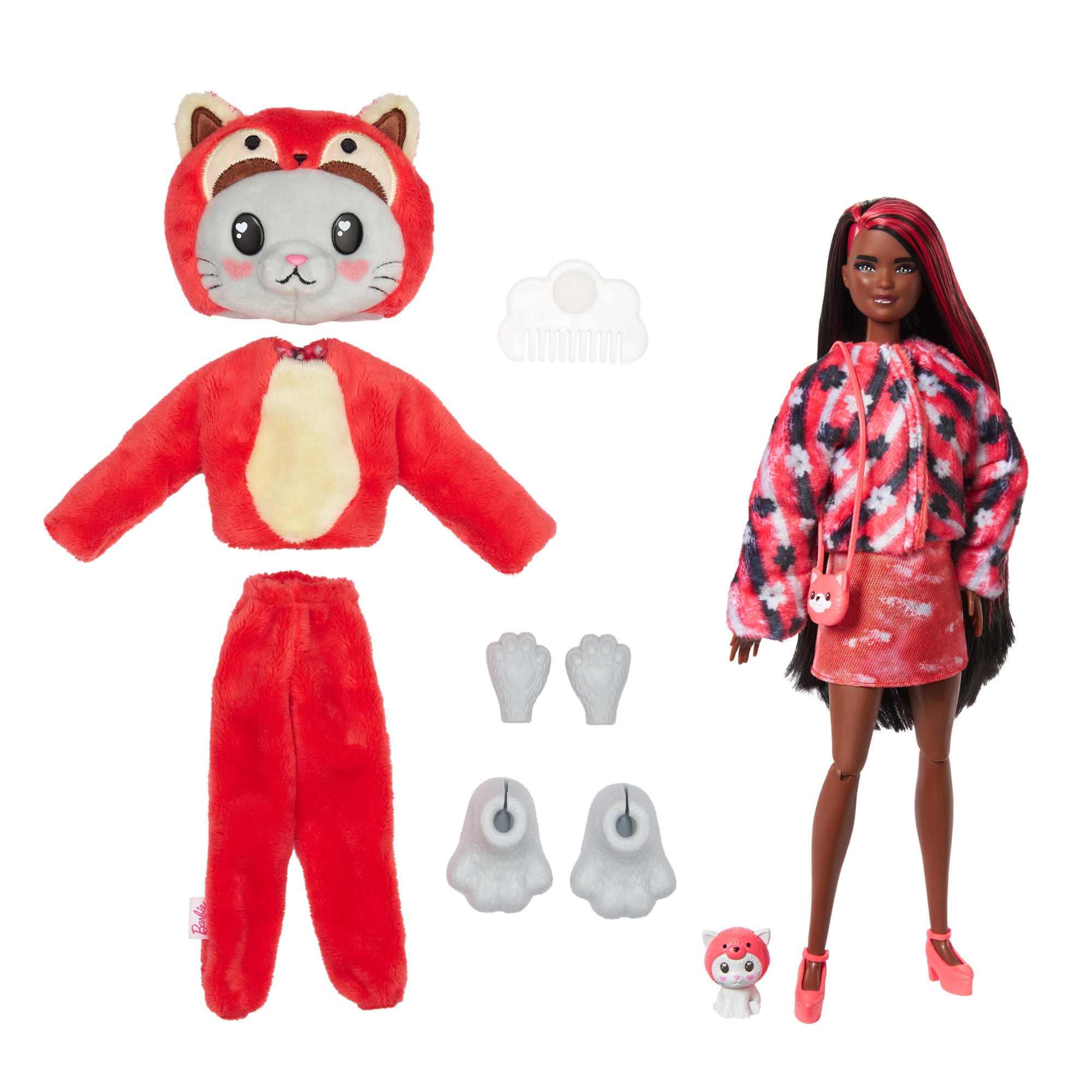 Muñeca Barbie Cutie Reveal Series Disfraces Rojo-5
