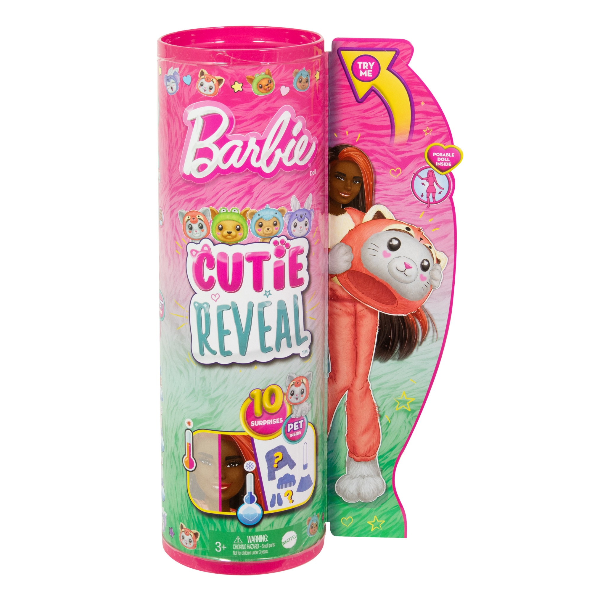 Muñeca Barbie Cutie Reveal Series Disfraces Rojo-6
