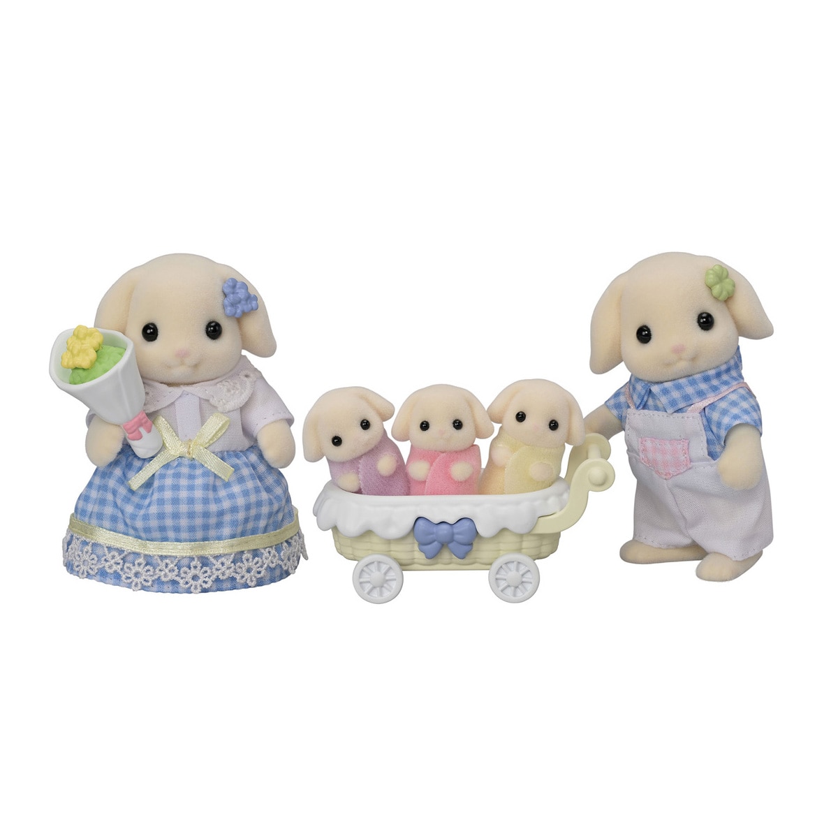 Familia Conejo Flor Sylvanian Families 1