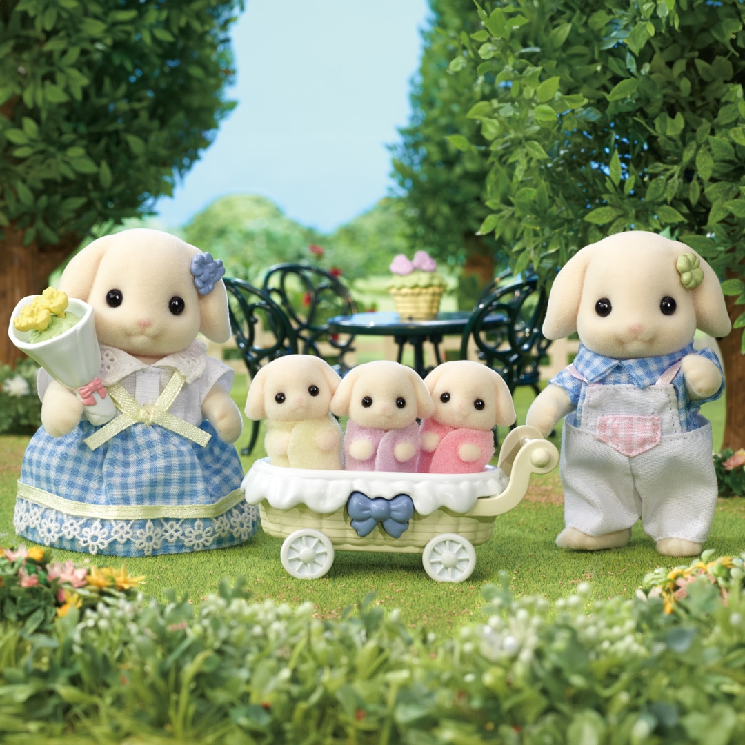 Familia Conejo Flor Sylvanian Families 2