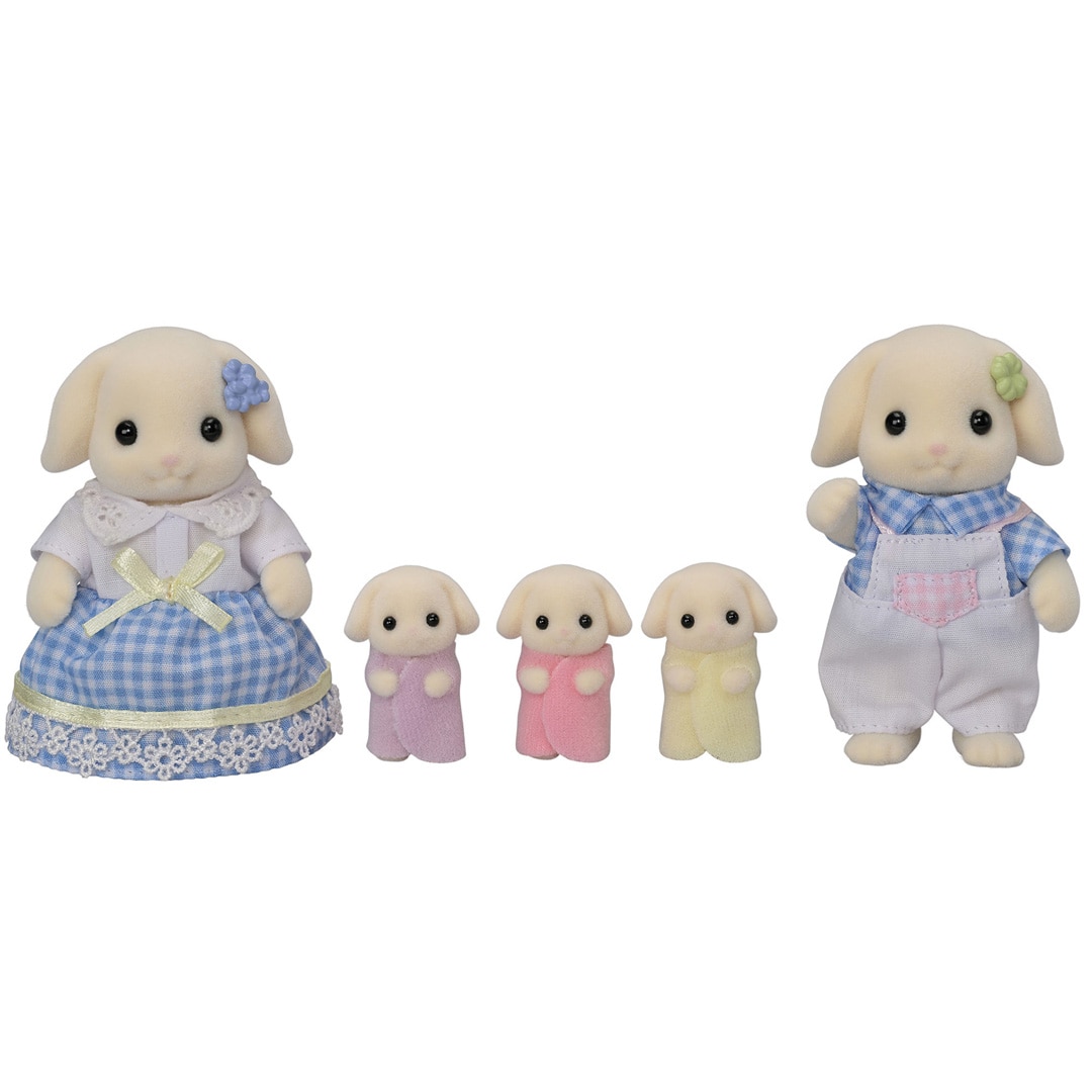 Familia Conejo Flor Sylvanian Families 3