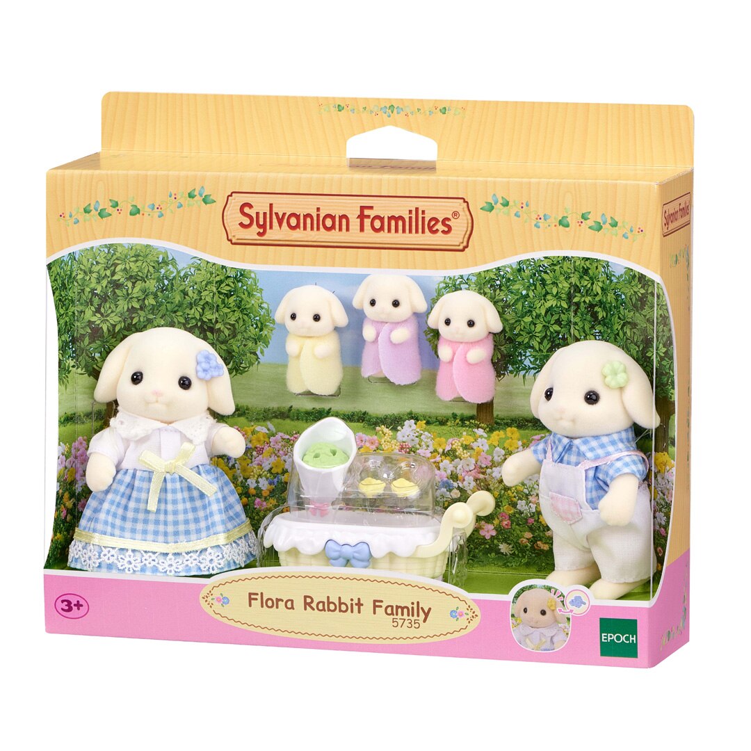 Familia Conejo Flor Sylvanian Families 6