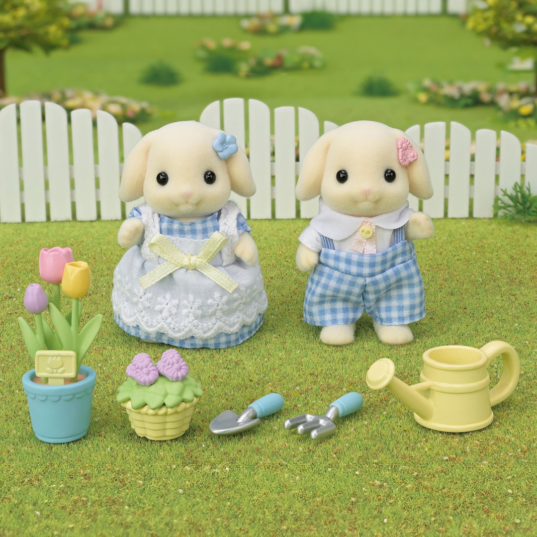 Set hermanos Conejo Flora Sylvanian Families 3
