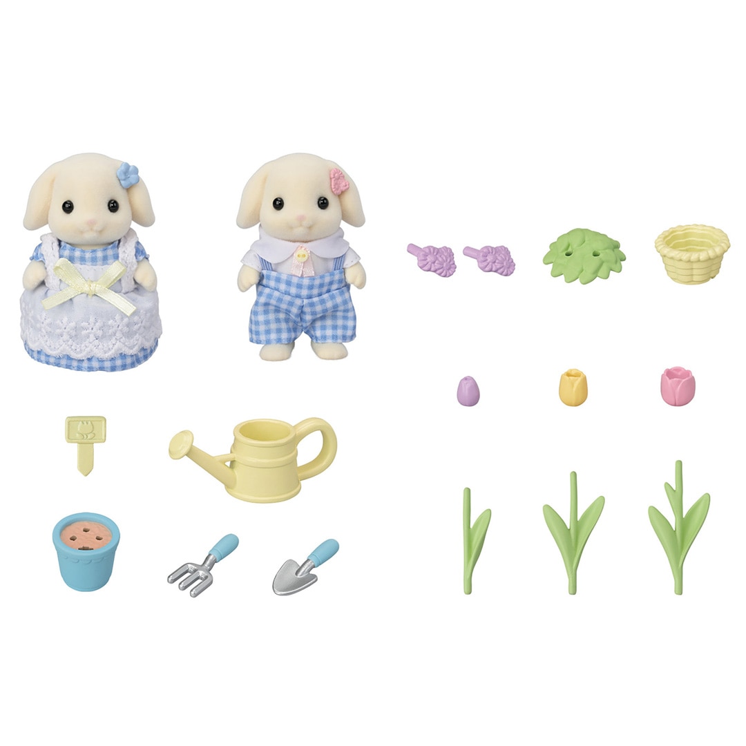 Set hermanos Conejo Flora Sylvanian Families 4