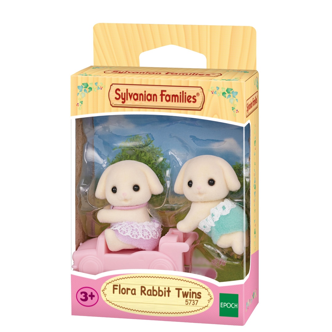 Gemelos Conejo Flor Sylvanian Families 6