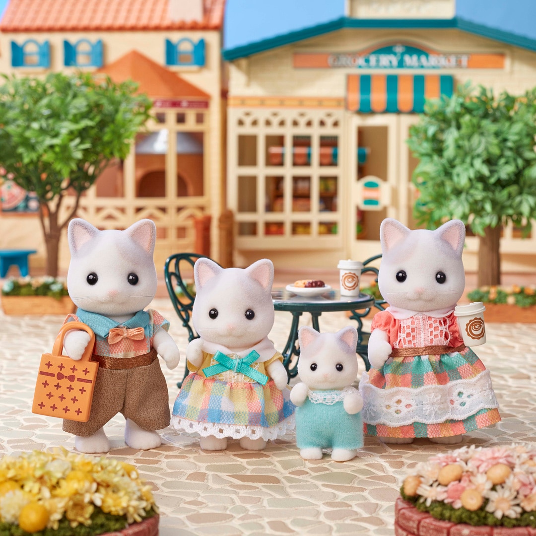 Familia Gato Latte Sylvanian Families 2