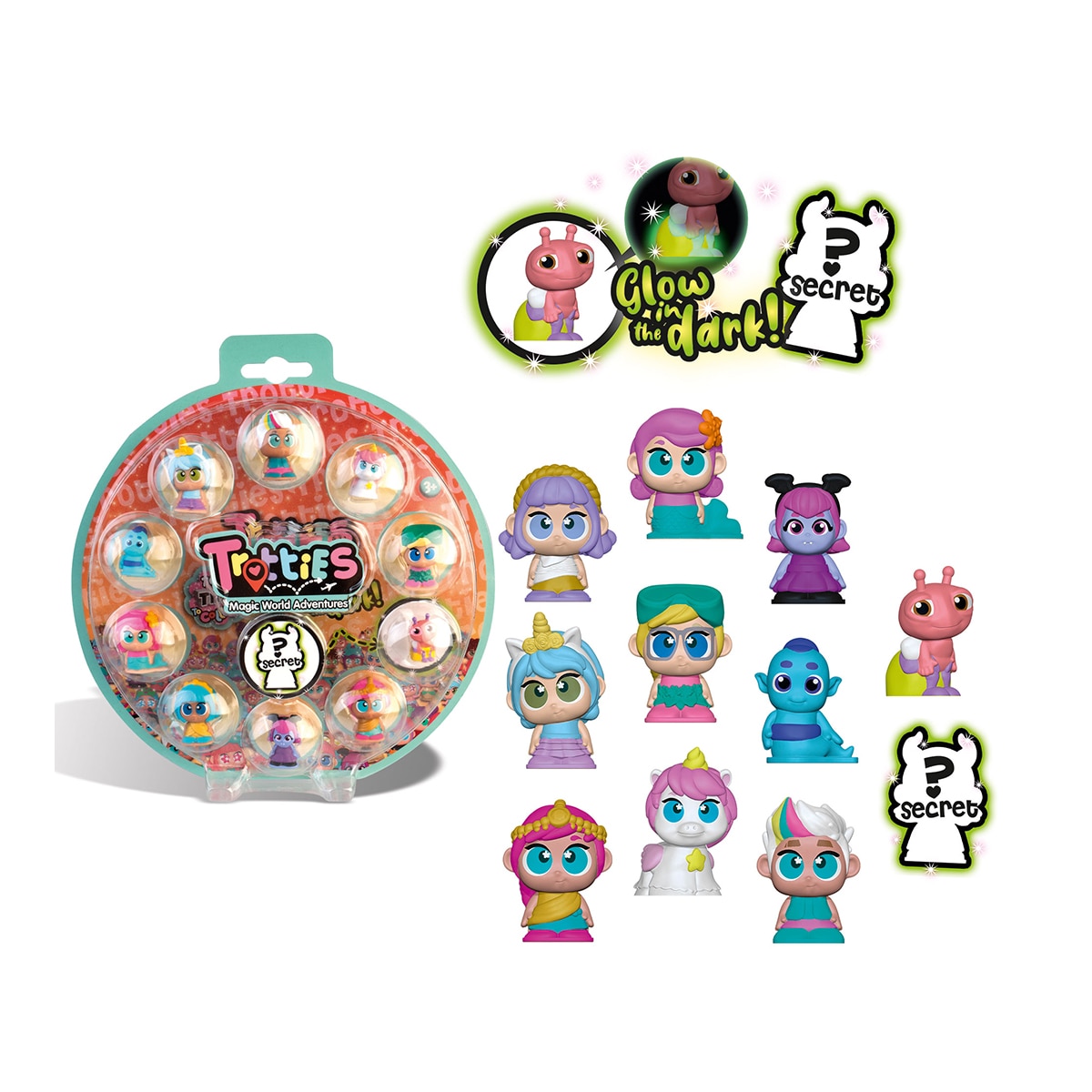 Imagem 0 de Pack 11 Figuras Surpresa Tiny Trotties Famosa