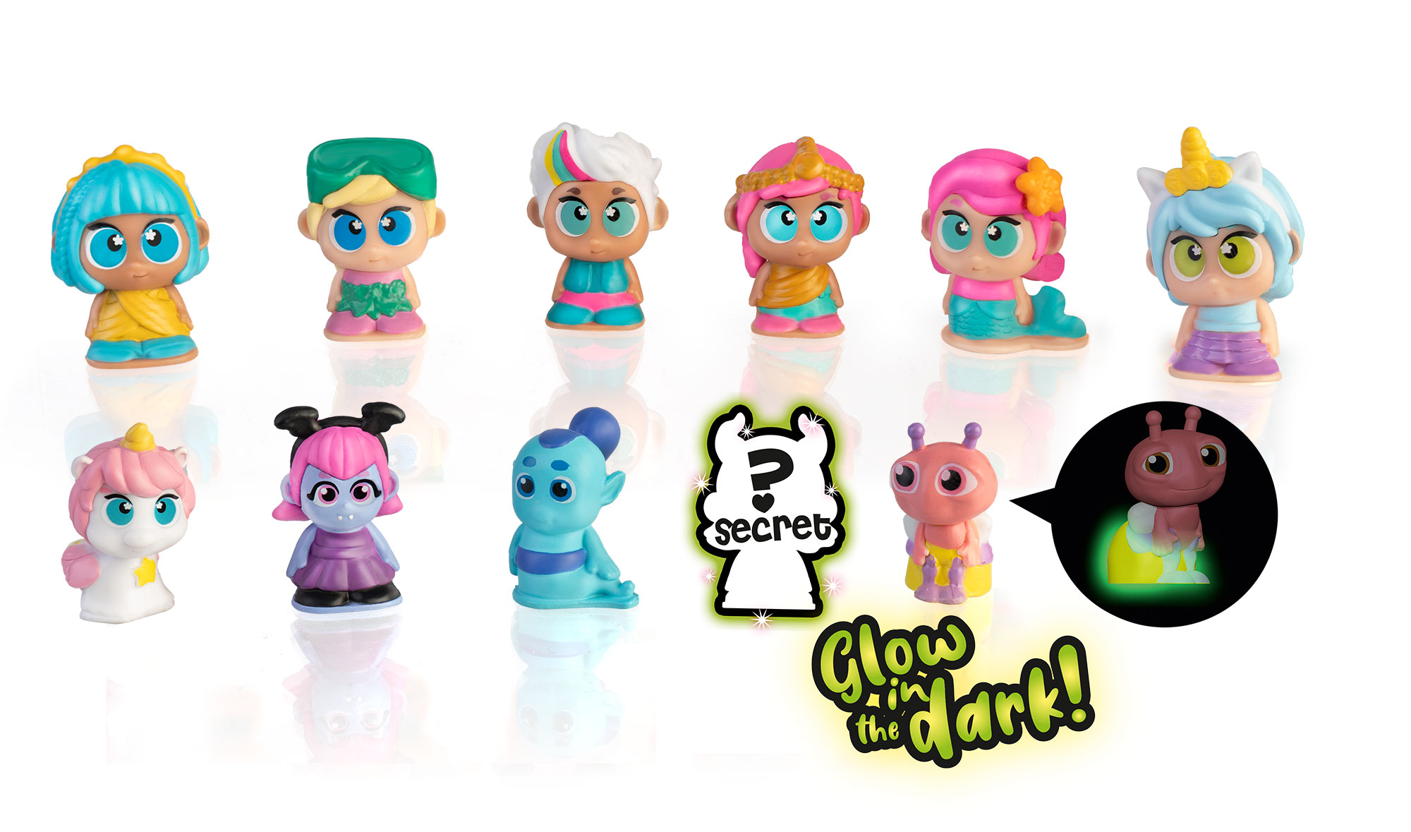 Pack 11 Figuras Surpresa Tiny Trotties Famosa 2