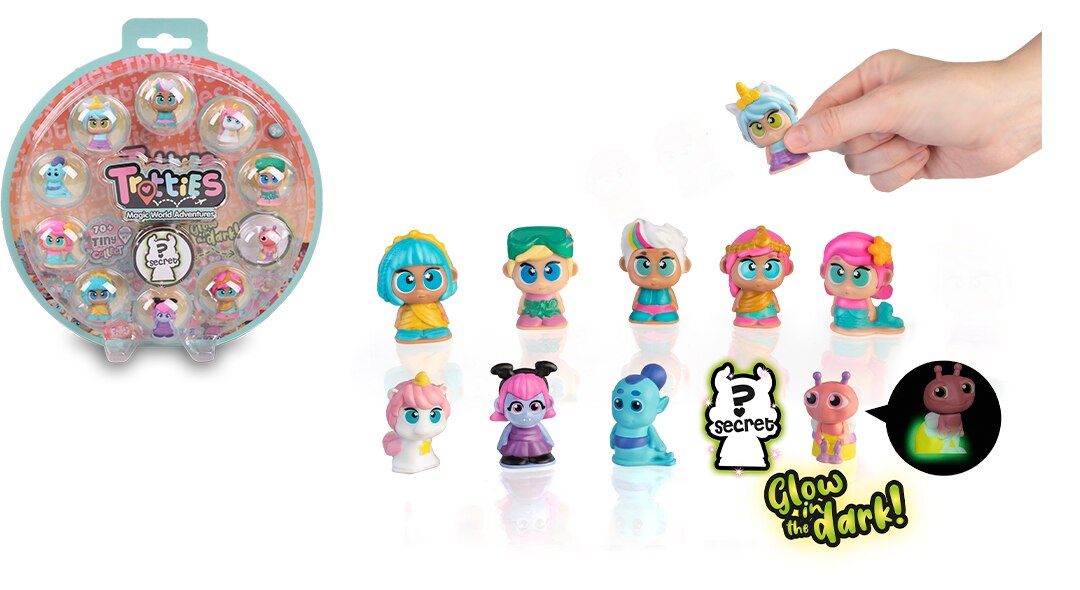Pack 11 Figuras Surpresa Tiny Trotties Famosa 7