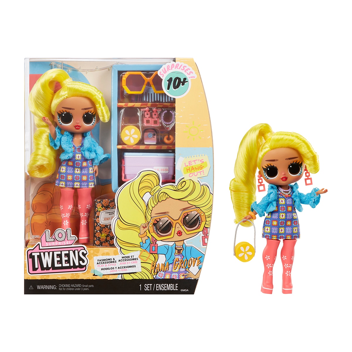 Lol Surprise – Muñeca pequeña Hana Groove Tweens L.O.L. Surprise modelos surtidos.