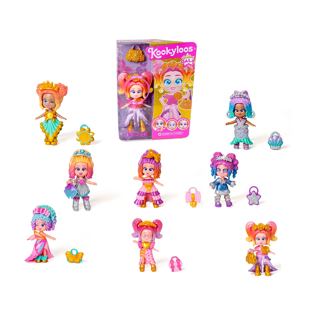 Imagem 0 de Mini Boneca Golden Gala Dolls - Artigo Sortido. Envio realizado de forma aleatória