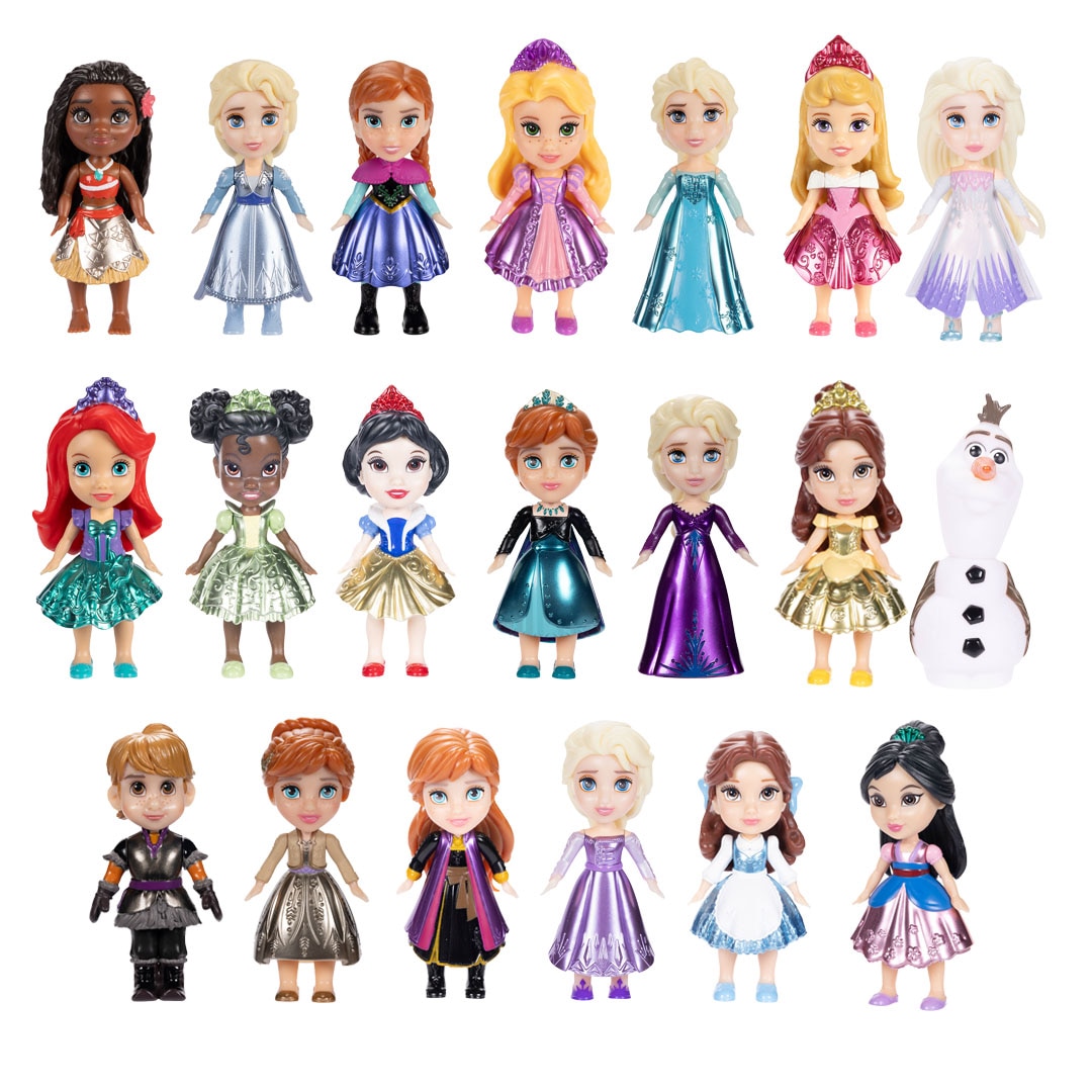 Imagen 0 de Mini muñeca 7 cm Disney Jakks Pacific modelos surtidos