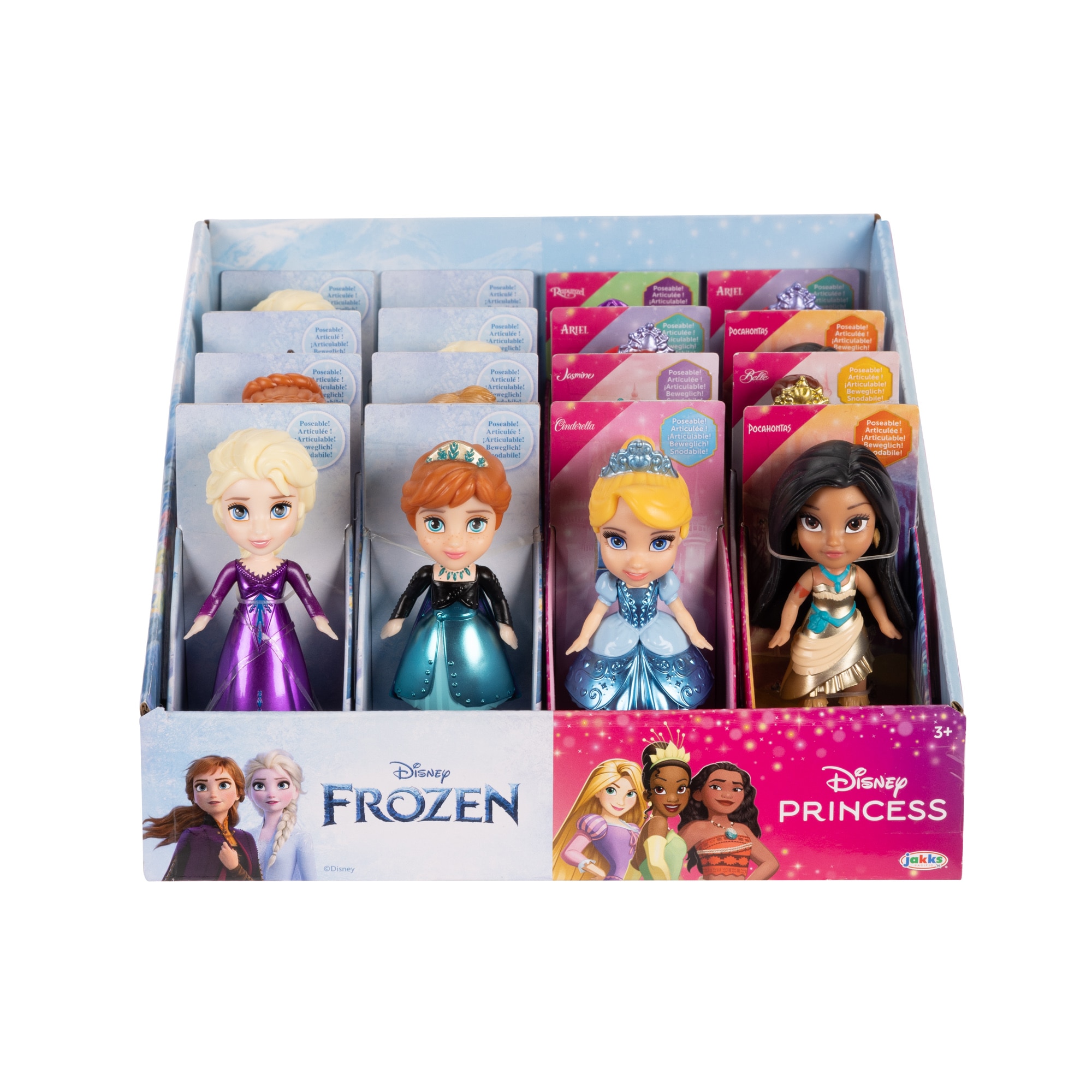 Mini muñeca 7 cm Disney Jakks Pacific modelos surtidos 2