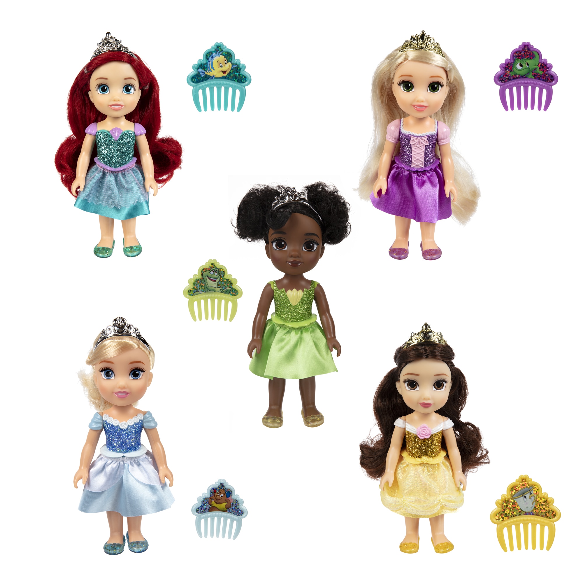Imagen 0 de Bonecas Princesa Petite De 15 Cm Com Pente - Artigo Sortido. Envio realizado de forma aleatória