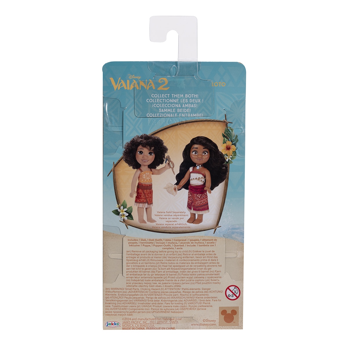 Mini muñeca 15 cm Vaiana II Petite Loto Jakks Pacific 7