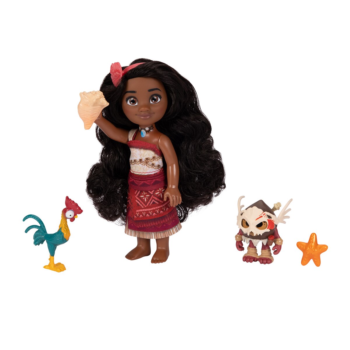 Mini muñeca 15 cm Vaiana II Petite con amigos Jakks Pacific 2