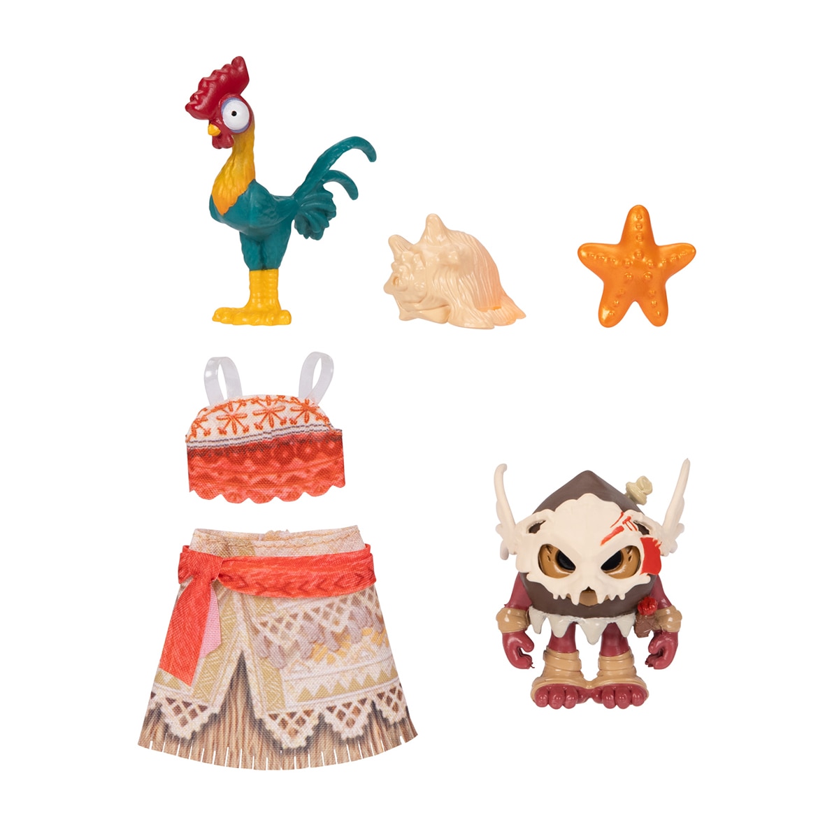 Mini muñeca 15 cm Vaiana II Petite con amigos Jakks Pacific 3