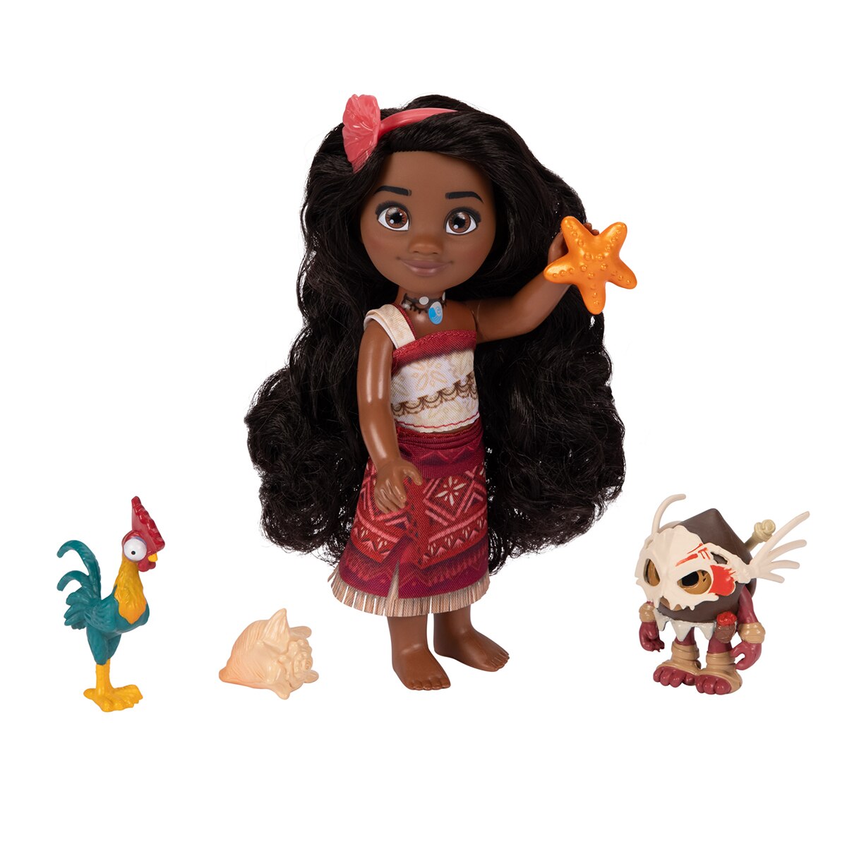 Mini muñeca 15 cm Vaiana II Petite con amigos Jakks Pacific 5