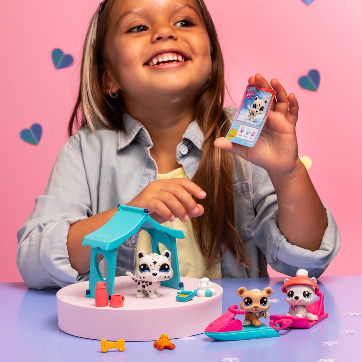 Set Mini muñecas Snow Day Littlest Pet Shop 5