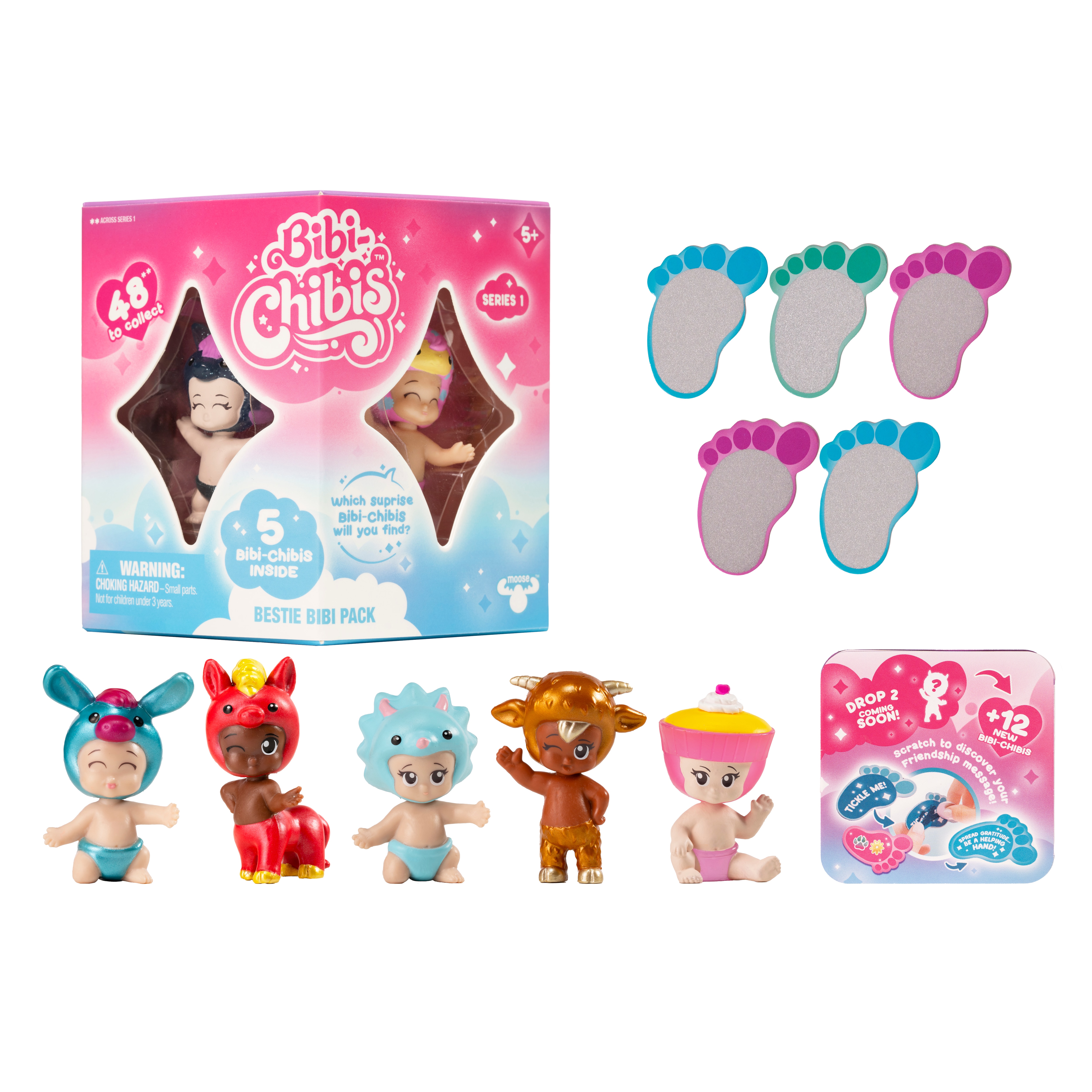 Pack 5 figuras Bibi Chibis 2