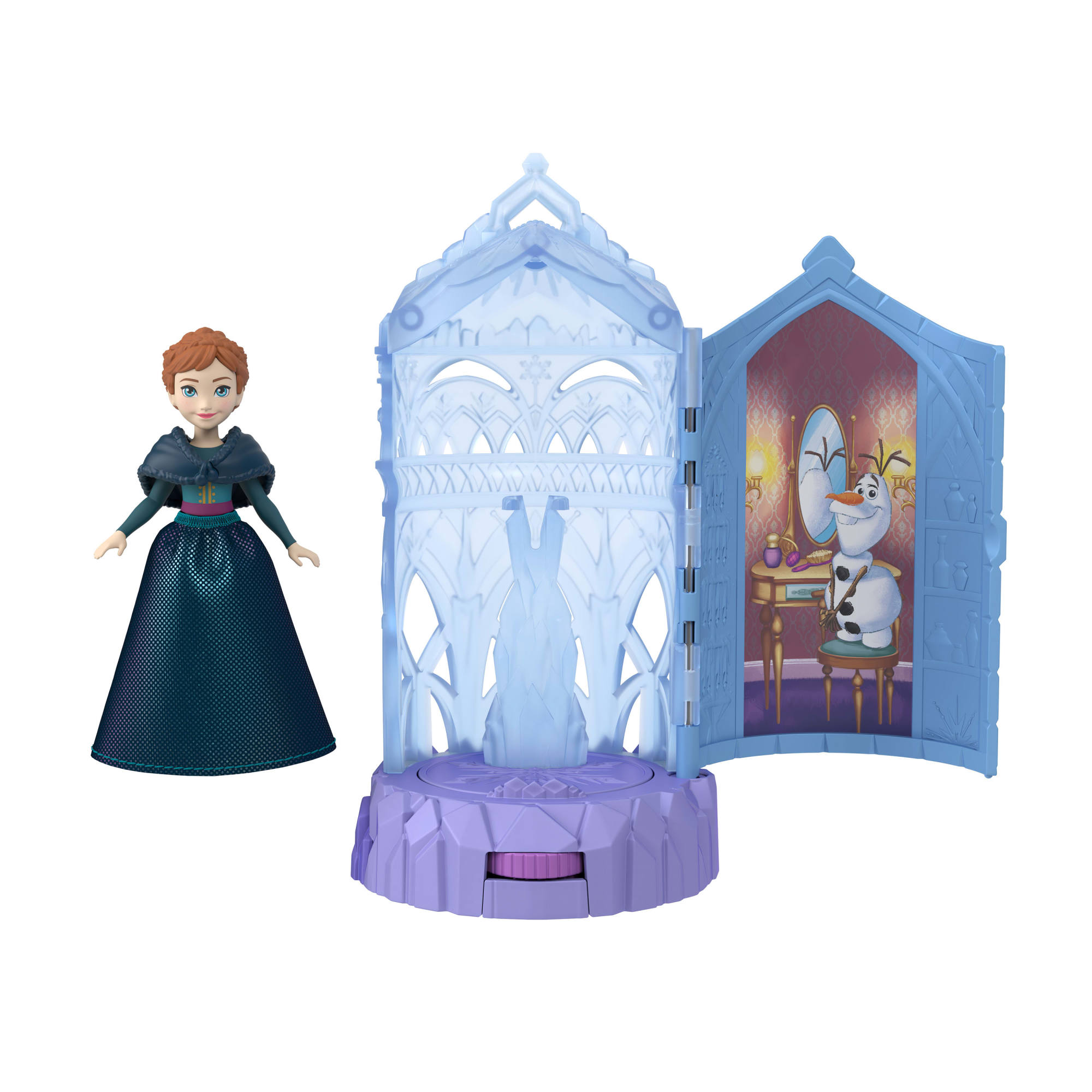 Conjunto de juego Giros y giros en el Castillo de Hielo Frozen Disney Mattel modelos surtidos 3