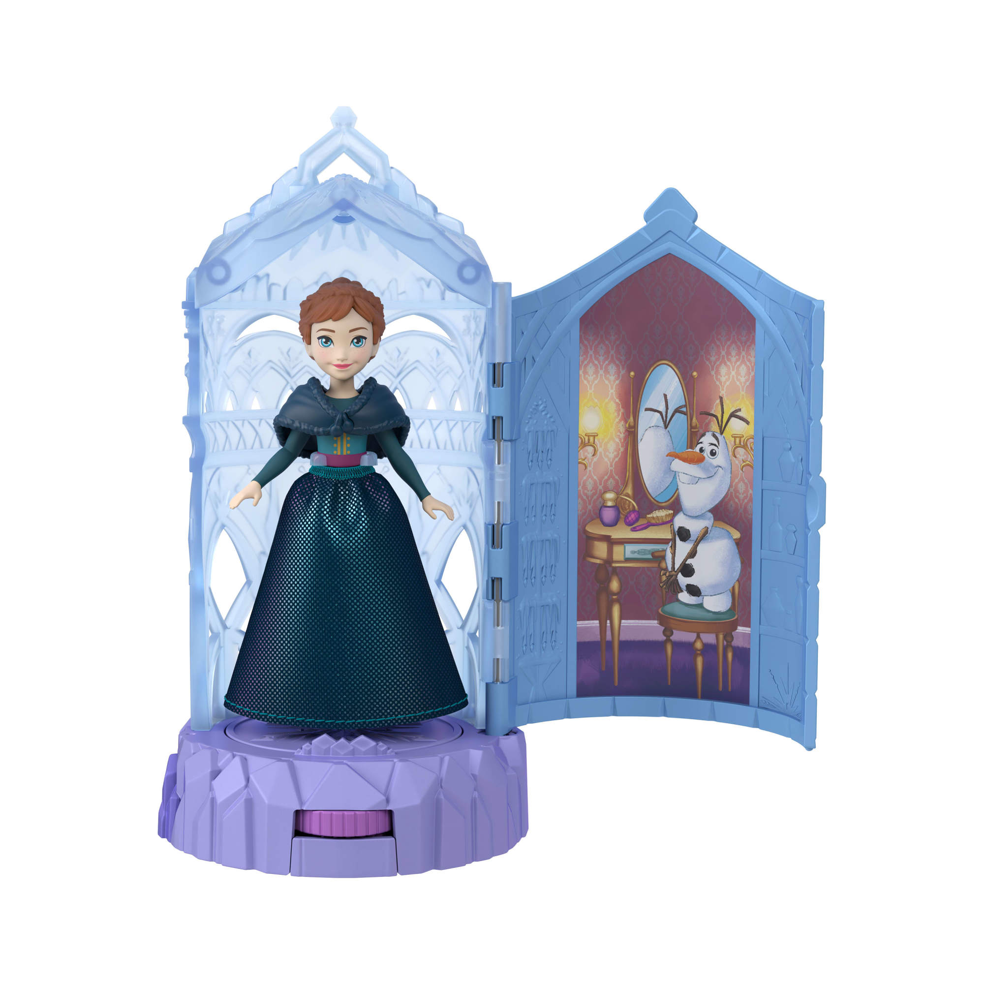 Conjunto de juego Giros y giros en el Castillo de Hielo Frozen Disney Mattel modelos surtidos 6