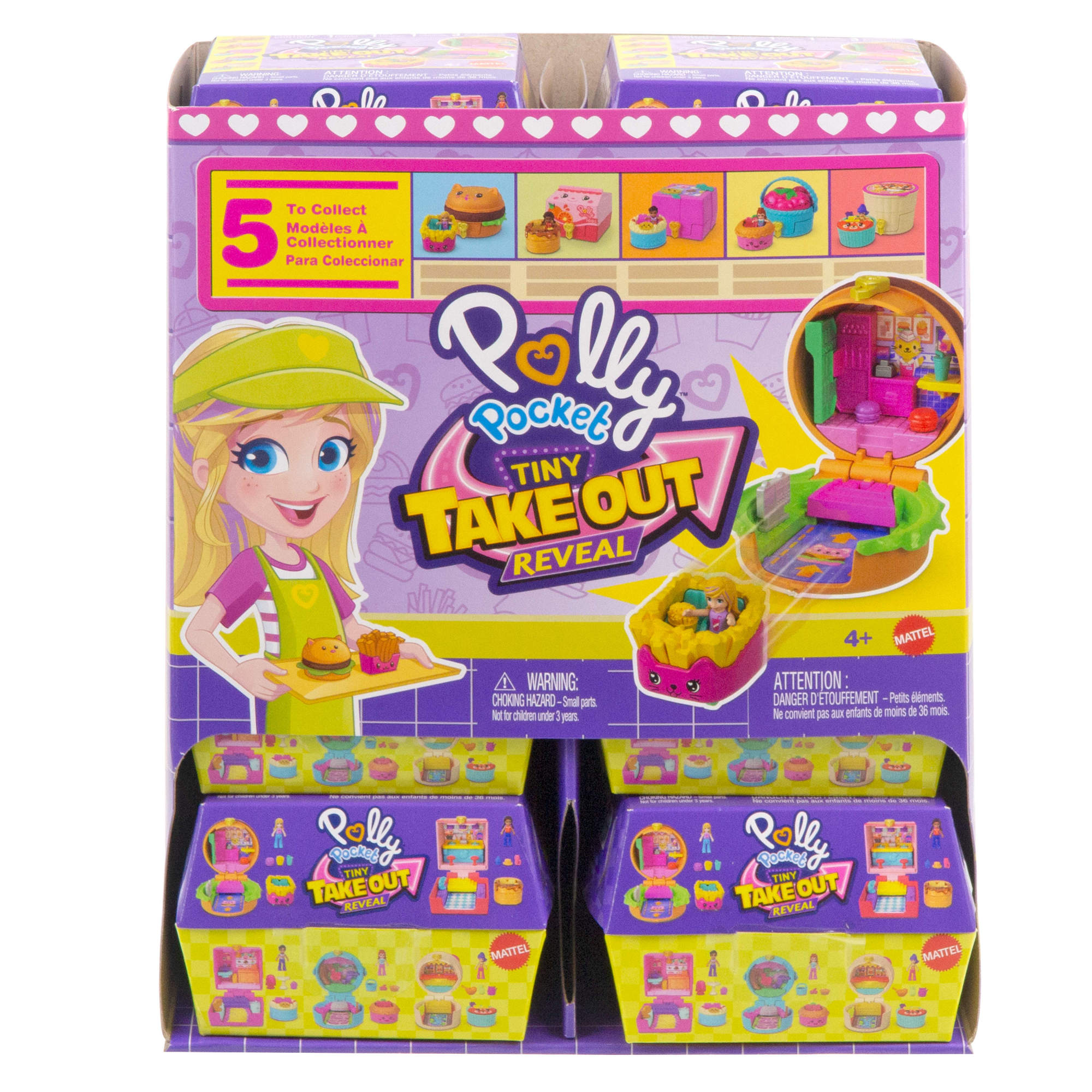 Estuche sorpresa Tiny Takeout Reveal Polly Pocket modelos surtidos 7