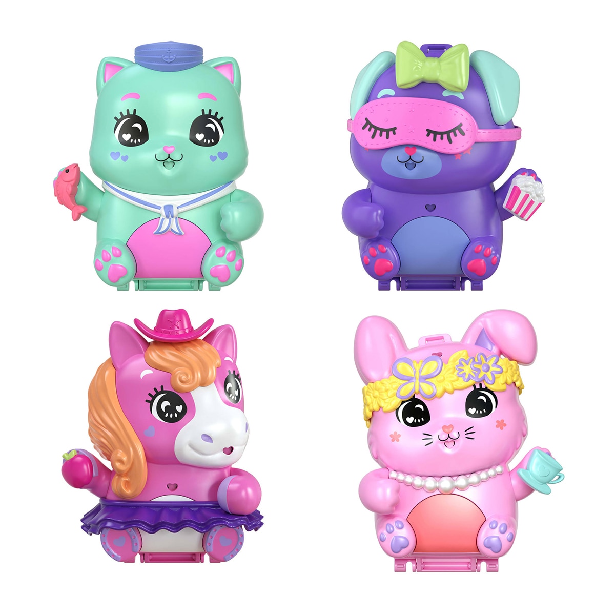 Imagem 0 de Conjunto básico Polly Pocket World modelos variados