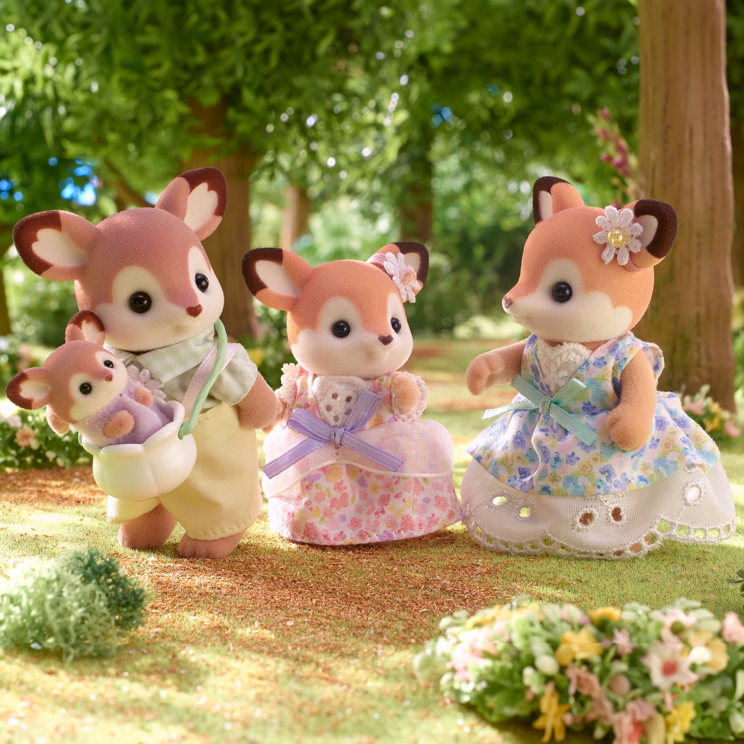 Familia Ciervo Sylvanian Families 7