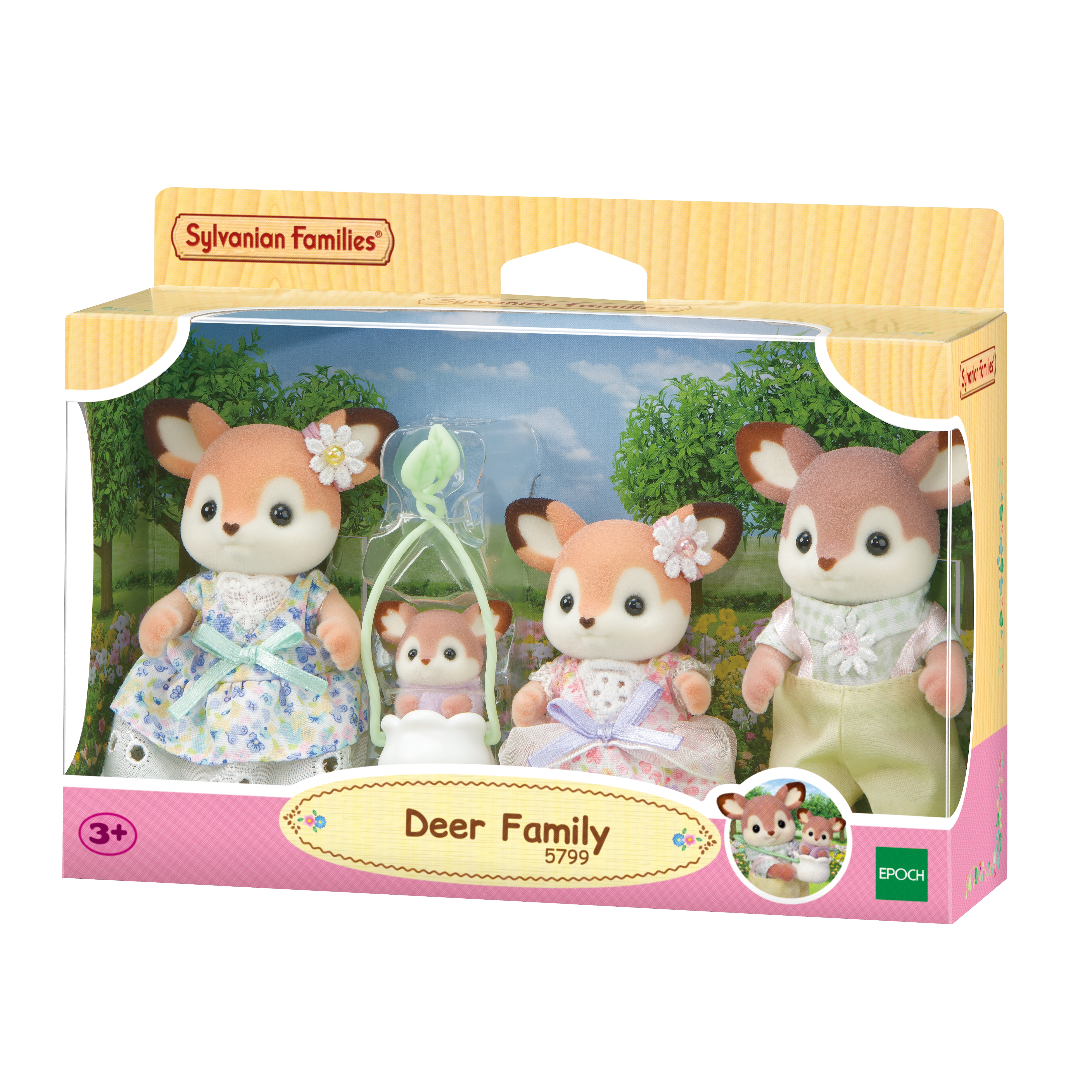 Familia Ciervo Sylvanian Families 9